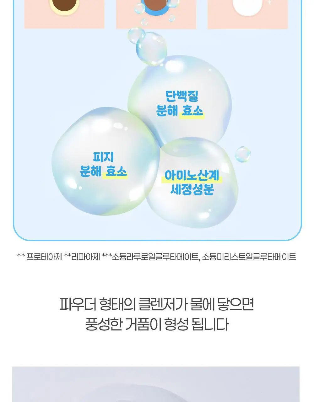 [15p/깐달걀효소세안제] 수이사이 뷰티 클리어 파우더 워시 15개입 5종 (오리지널, 블랙, 골드, 그린, 핑크) 상세페이지 6